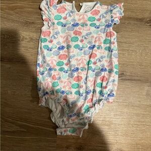 Boutique Summer Umbrella Ruffled Baby Romper 6-9 mo